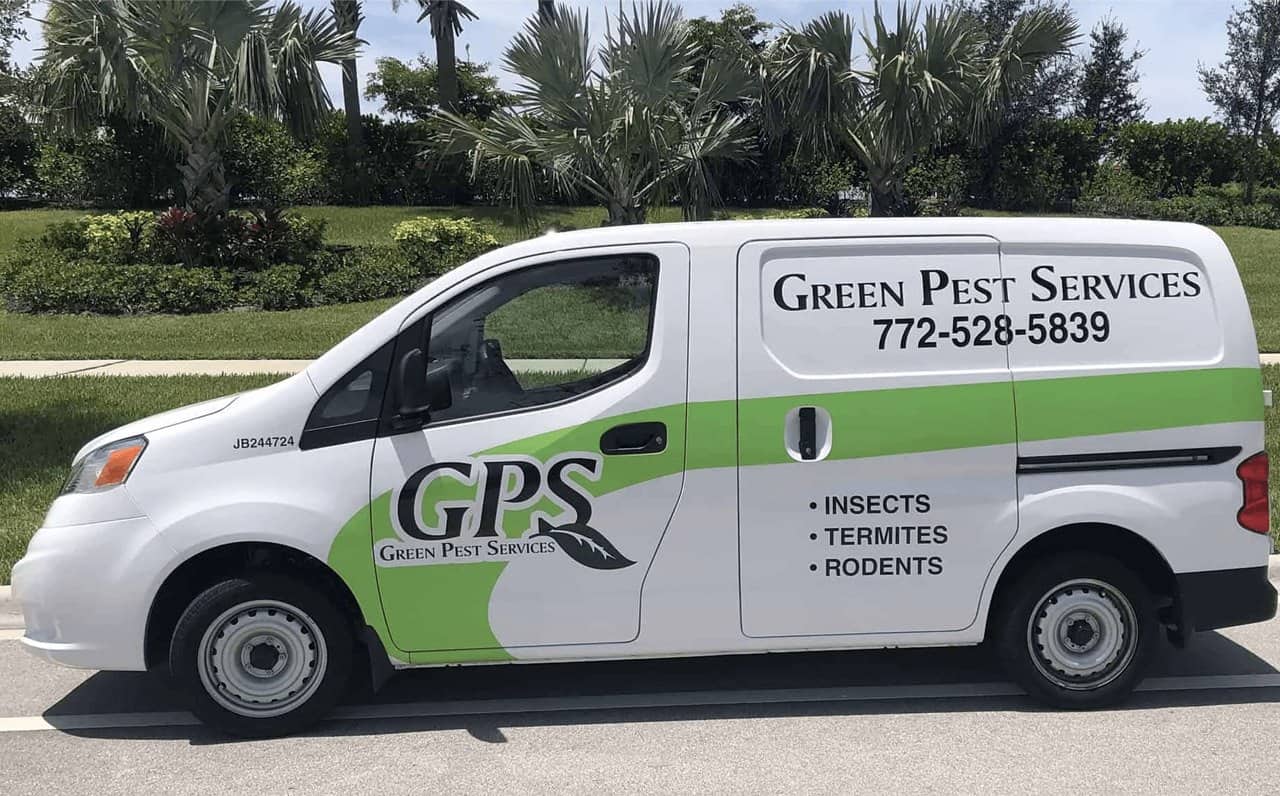 pest control service van for Green Pest Services