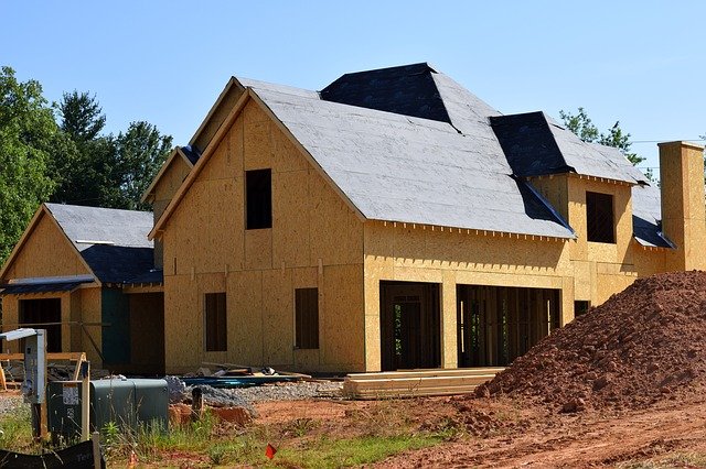 Home being built that will be sprayed for pests